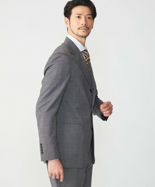 SHIPS / シップス テーラードジャケット | SHIPS:〈セットアップ対応/洗濯機可能〉トロピカル ウォッシャブル ピンヘッド ジャケット | 詳細4