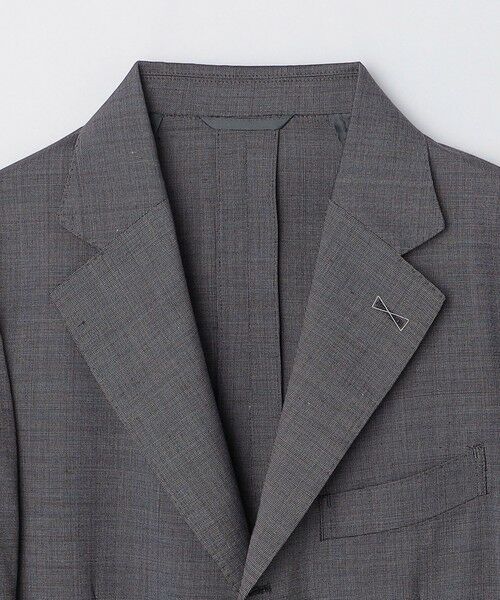 SHIPS / シップス テーラードジャケット | SHIPS:〈セットアップ対応/洗濯機可能〉トロピカル ウォッシャブル ピンヘッド ジャケット | 詳細9