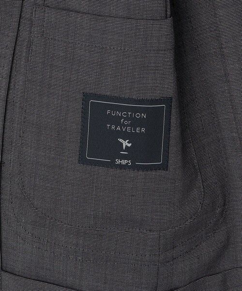 SHIPS / シップス テーラードジャケット | SHIPS:〈セットアップ対応/洗濯機可能〉トロピカル ウォッシャブル ピンヘッド ジャケット | 詳細12