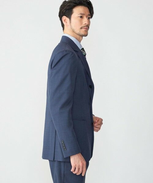 SHIPS / シップス テーラードジャケット | SHIPS:〈セットアップ対応/洗濯機可能〉トロピカル ウォッシャブル ピンヘッド ジャケット | 詳細21