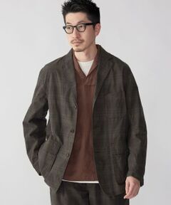 SHIPS / シップス テーラードジャケット | SHIPS: 〈セットアップ対応〉ダークトーン チェック コットン シャツ ジャケット