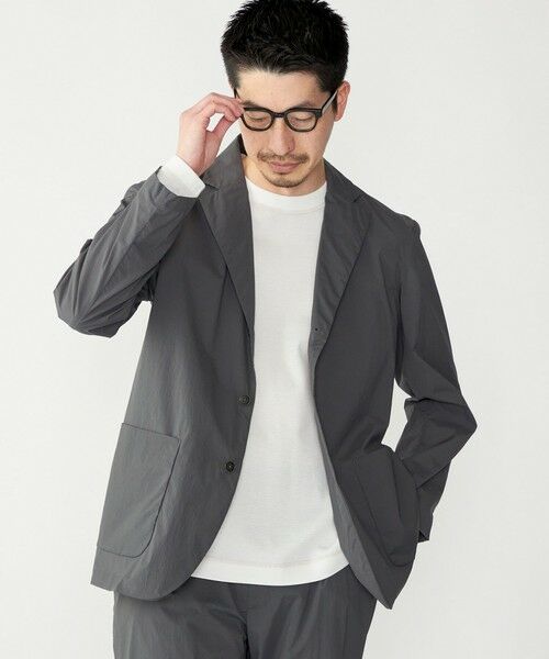 SHIPS / シップス テーラードジャケット | SHIPS: 〈セットアップ対応・手洗い可能・撥水加工〉ライト ナイロン テーラードジャケット | 詳細5