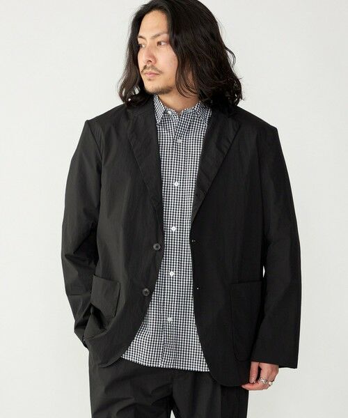 SHIPS / シップス テーラードジャケット | SHIPS: 〈セットアップ対応・手洗い可能・撥水加工〉ライト ナイロン テーラードジャケット | 詳細22