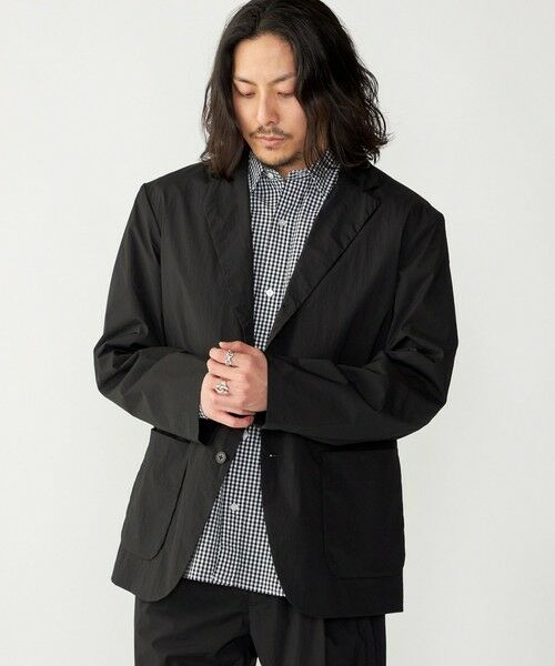 SHIPS / シップス テーラードジャケット | SHIPS: 〈セットアップ対応・手洗い可能・撥水加工〉ライト ナイロン テーラードジャケット | 詳細23