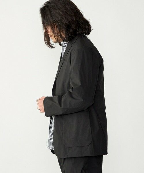 SHIPS / シップス テーラードジャケット | SHIPS: 〈セットアップ対応・手洗い可能・撥水加工〉ライト ナイロン テーラードジャケット | 詳細24