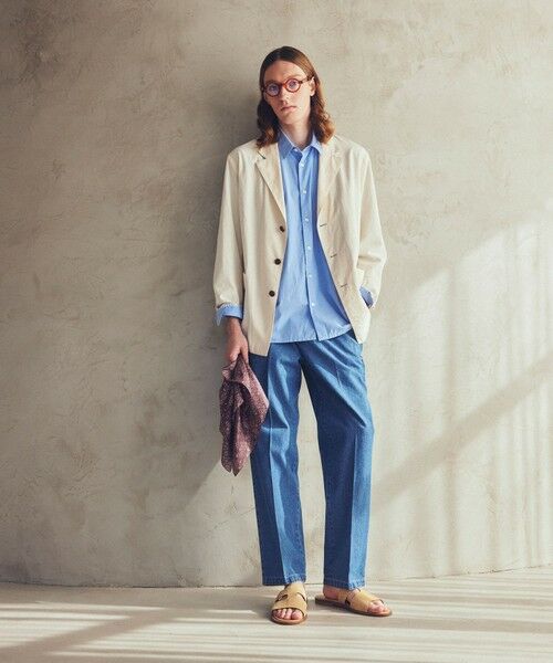 SHIPS / シップス テーラードジャケット | BATEAUX DE SHIPS: リラックス フィッシュマウス シャツ テーラードジャケット | 詳細1