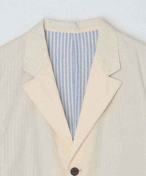 SHIPS / シップス テーラードジャケット | BATEAUX DE SHIPS: リラックス フィッシュマウス シャツ テーラードジャケット | 詳細3