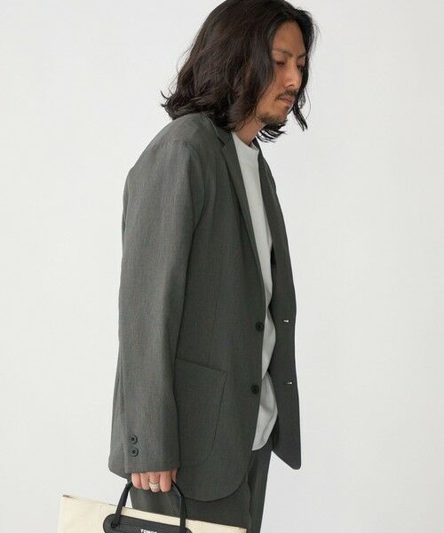 SHIPS / シップス テーラードジャケット | SHIPS:〈手洗い可能/セットアップ対応〉RIRANCHA(R) 2ボタン ジャケット | 詳細4