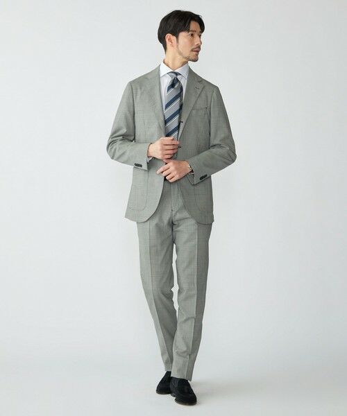 SHIPS / シップス テーラードジャケット | SHIPS:〈セットアップ対応〉ウォッシャブル セットアップ ハウンドトゥース ジャケット | 詳細6