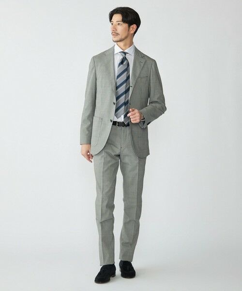 SHIPS / シップス テーラードジャケット | SHIPS:〈セットアップ対応〉ウォッシャブル セットアップ ハウンドトゥース ジャケット | 詳細7