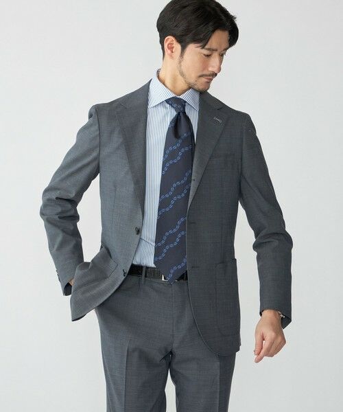 SHIPS / シップス テーラードジャケット | SHIPS:〈セットアップ対応〉ウォッシャブル セットアップ ピンヘッド ジャケット | 詳細2