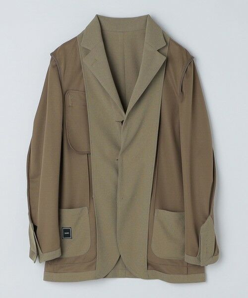 SHIPS / シップス テーラードジャケット | SHIPS: 〈洗濯機可能〉ウォッシャブル ジャージー シャツ ジャケット | 詳細4