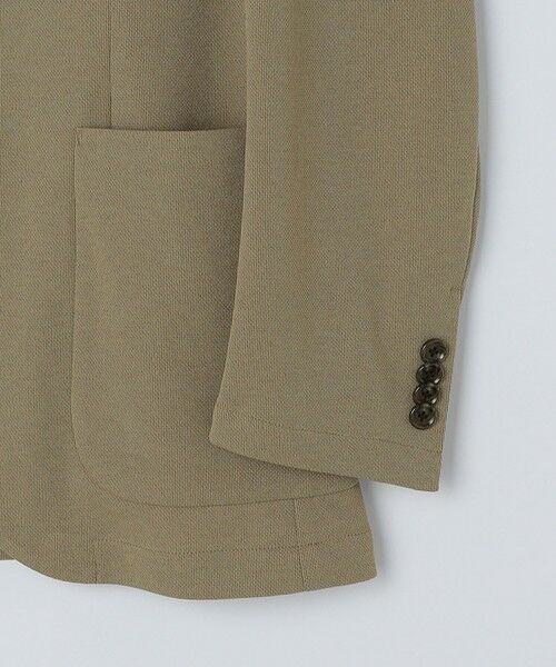 SHIPS / シップス テーラードジャケット | SHIPS: 〈洗濯機可能〉ウォッシャブル ジャージー シャツ ジャケット | 詳細7