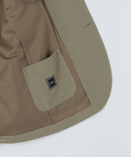 SHIPS / シップス テーラードジャケット | SHIPS: 〈洗濯機可能〉ウォッシャブル ジャージー シャツ ジャケット | 詳細8