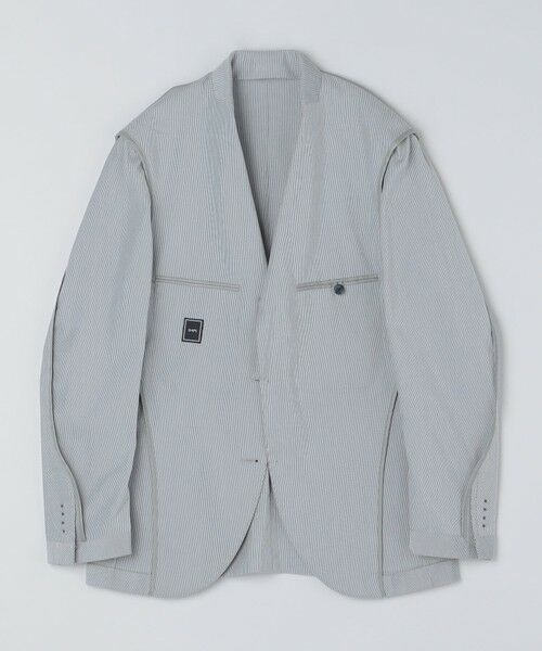 SHIPS / シップス テーラードジャケット | SHIPS:〈FUNCTION〉COOLMAX(R) シアサッカー シャツ ジャケット | 詳細11