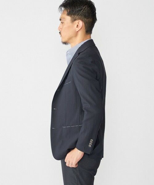 SHIPS / シップス テーラードジャケット | SHIPS:〈FUNCTION〉リネン ライク シャツ ジャケット | 詳細1