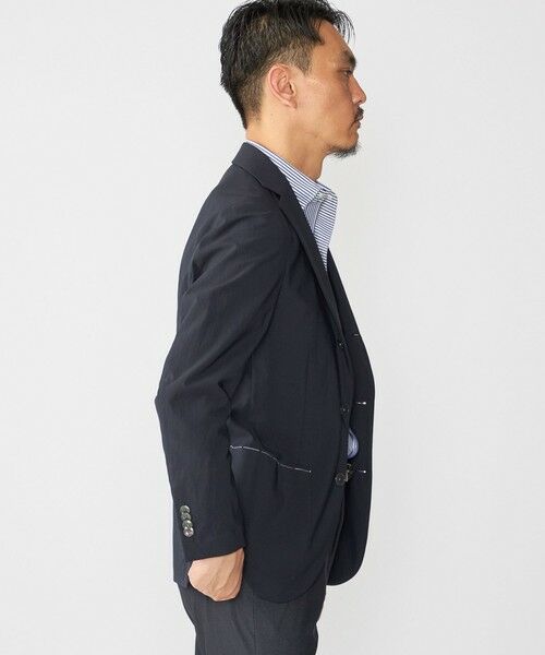 SHIPS / シップス テーラードジャケット | SHIPS:〈FUNCTION〉リネン ライク シャツ ジャケット | 詳細3
