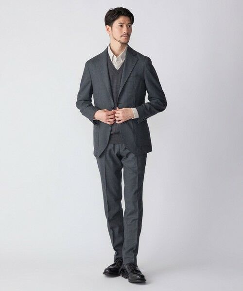 SHIPS / シップス テーラードジャケット | SHIPS:〈セットアップ対応/手洗い可能〉 バーズアイ ジャケット | 詳細2