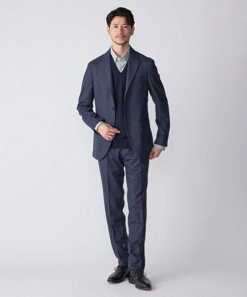 SHIPS / シップス テーラードジャケット | SHIPS:〈セットアップ対応/手洗い可能〉 バーズアイ ジャケット | 詳細25