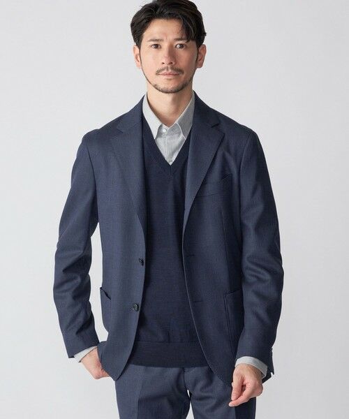 SHIPS / シップス テーラードジャケット | SHIPS:〈セットアップ対応/手洗い可能〉 バーズアイ ジャケット | 詳細28