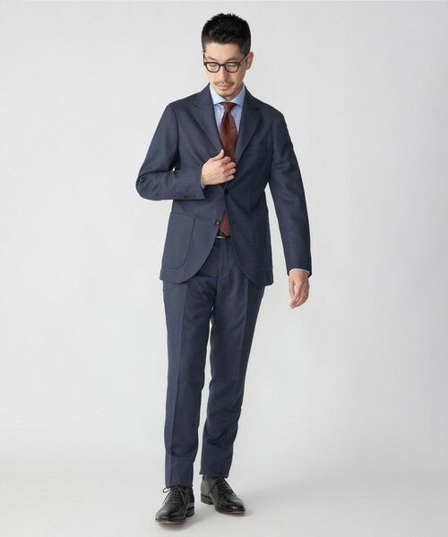 SHIPS / シップス テーラードジャケット | SHIPS:〈セットアップ対応/手洗い可能〉 バーズアイ ジャケット | 詳細30