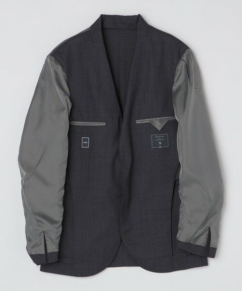 SHIPS / シップス テーラードジャケット | SHIPS:〈FUNCTION〉〈セットアップ対応/洗濯機可能〉ウォッシャブル バーズアイ セットアップ ジャケット | 詳細15