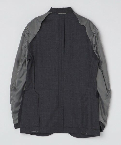 SHIPS / シップス テーラードジャケット | SHIPS:〈FUNCTION〉〈セットアップ対応/洗濯機可能〉ウォッシャブル バーズアイ セットアップ ジャケット | 詳細16