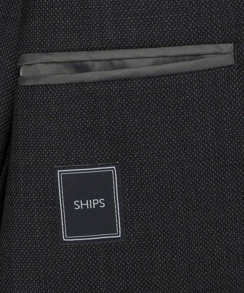 SHIPS / シップス テーラードジャケット | SHIPS:〈FUNCTION〉〈セットアップ対応/洗濯機可能〉ウォッシャブル バーズアイ セットアップ ジャケット | 詳細21