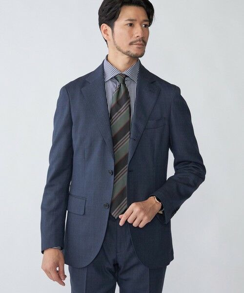 SHIPS / シップス テーラードジャケット | SHIPS:〈FUNCTION/洗濯機可能〉ウォッシャブル バーズアイ ジャケット(セットアップ対応) | 詳細24