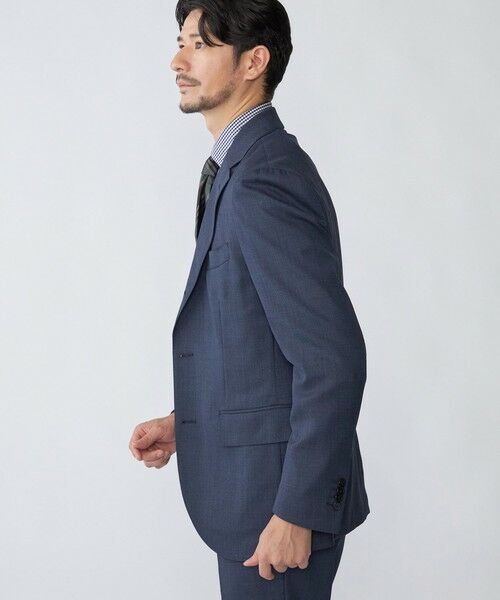 SHIPS / シップス テーラードジャケット | SHIPS:〈FUNCTION〉〈セットアップ対応/洗濯機可能〉ウォッシャブル バーズアイ セットアップ ジャケット | 詳細26