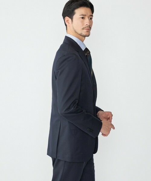 SHIPS / シップス テーラードジャケット | SHIPS:〈セットアップ対応/洗濯機可能〉ウール/ポリエステル ツイル ジャケット | 詳細3