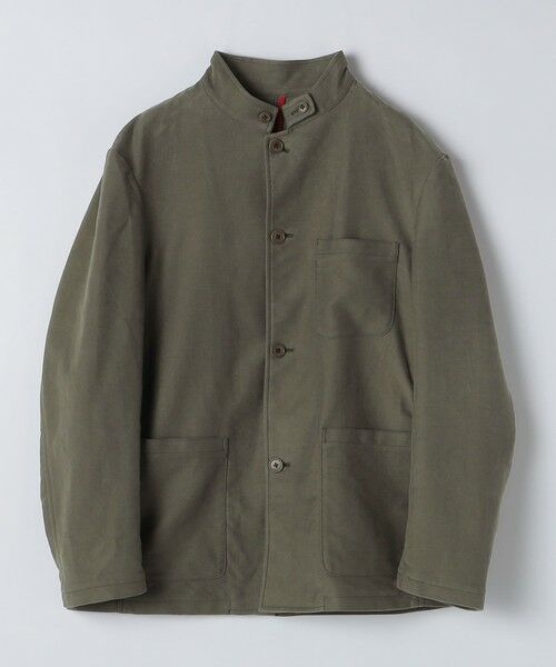 SHIPS / シップス テーラードジャケット | BATEAUX DE SHIPS: 〈セットアップ対応〉モールスキン スタンド ジャケット | 詳細1