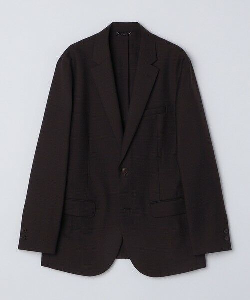 SHIPS / シップス テーラードジャケット | SHIPS: <セットアップ対応> SOLOTEX(R) ウール サキソニー 2B ジャケット(ブラウン)