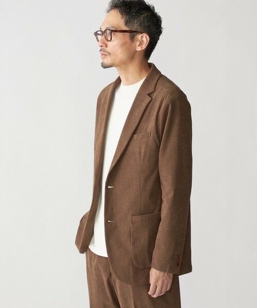 SHIPS / シップス テーラードジャケット | SHIPS: 〈セットアップ対応〉トリコット コーデュロイ 2B ジャケット | 詳細18