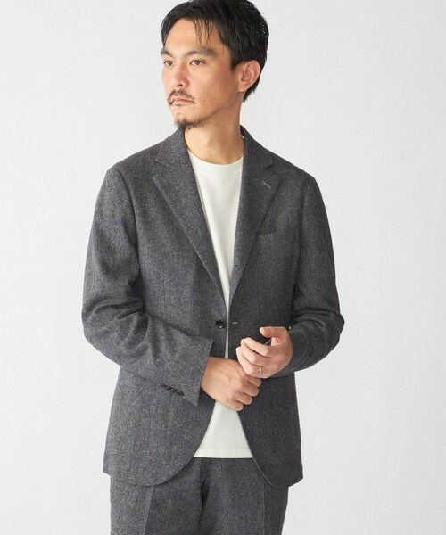 SHIPS / シップス テーラードジャケット | SHIPS:〈FUNCTION〉〈セットアップ対応〉ホームスパン ジャケット | 詳細5