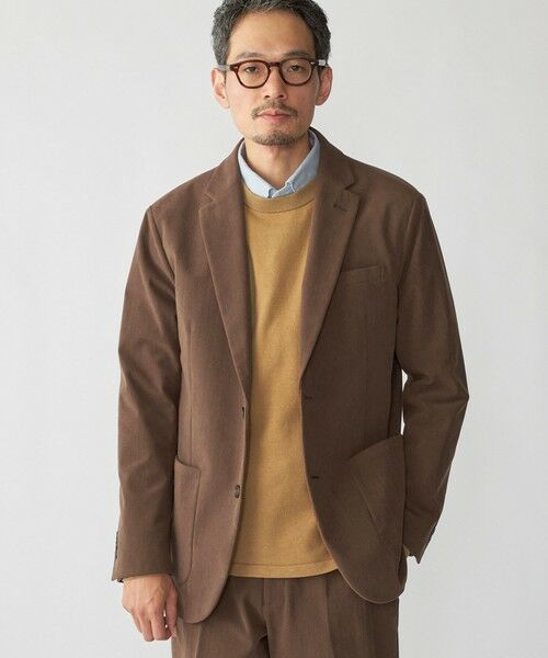 SHIPS / シップス テーラードジャケット | SHIPS:〈手洗い可能〉トリコット コーデュロイ ジャケット (セットアップ対応) | 詳細13