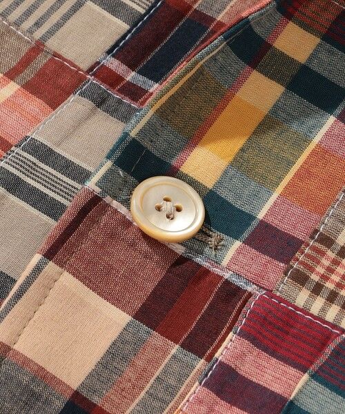 SHIPS / シップス テーラードジャケット | Southwick: CAMBRIDGE パッチワーク マドラスチェック 3B ジャケット | 詳細7