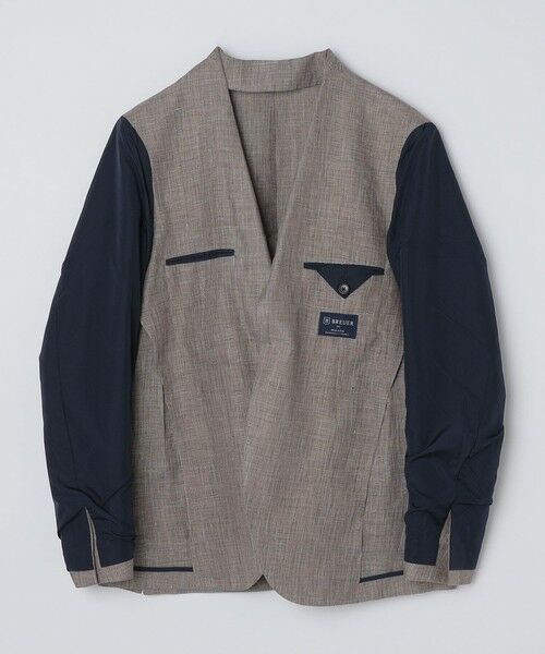 SHIPS / シップス テーラードジャケット | BREUER: FABIO リネン コットン ジャケット | 詳細2
