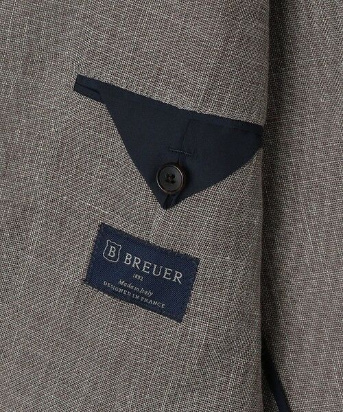 SHIPS / シップス テーラードジャケット | BREUER: FABIO リネン コットン ジャケット | 詳細6