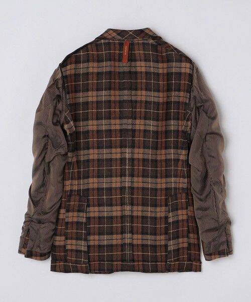 SHIPS / シップス テーラードジャケット | ernesto: リネン ツイード タータンチェック ジャケット | 詳細10