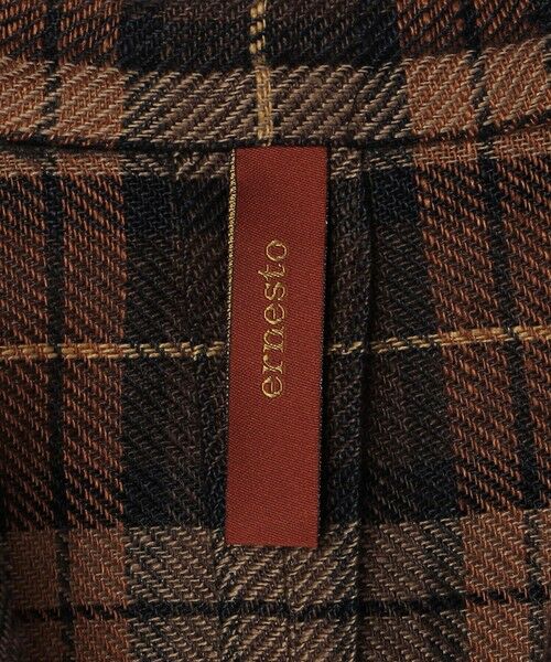 SHIPS / シップス テーラードジャケット | ernesto: リネン ツイード タータンチェック ジャケット | 詳細3