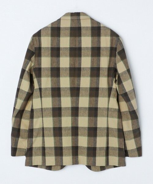 SHIPS / シップス テーラードジャケット | 【SHIPS別注】Errico Formicola: ブラウンカラー マドラスチェック ジャケット | 詳細1