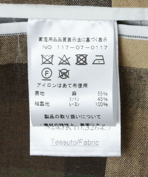 SHIPS / シップス テーラードジャケット | 【SHIPS別注】Errico Formicola: ブラウンカラー マドラスチェック ジャケット | 詳細10