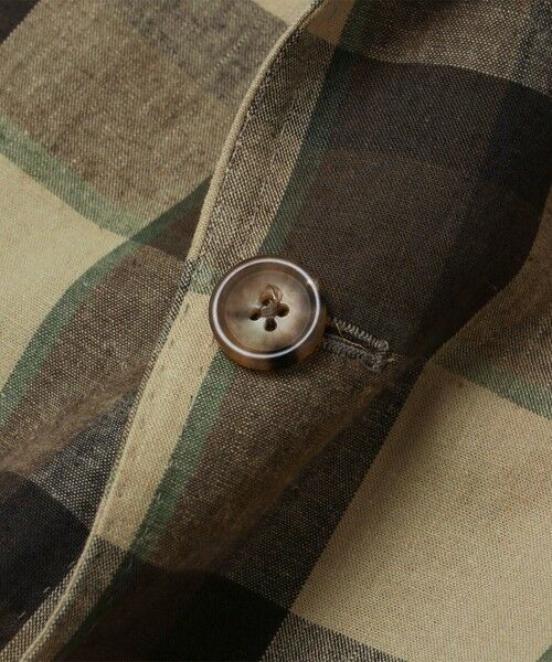 SHIPS / シップス テーラードジャケット | 【SHIPS別注】Errico Formicola: ブラウンカラー マドラスチェック ジャケット | 詳細5