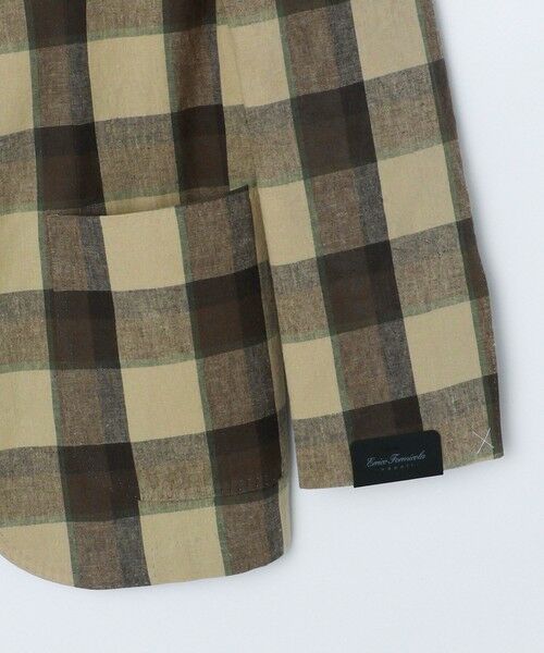 SHIPS / シップス テーラードジャケット | 【SHIPS別注】Errico Formicola: ブラウンカラー マドラスチェック ジャケット | 詳細6