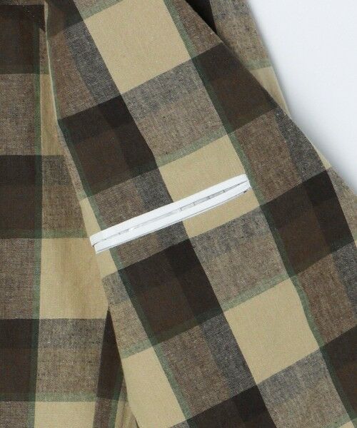SHIPS / シップス テーラードジャケット | 【SHIPS別注】Errico Formicola: ブラウンカラー マドラスチェック ジャケット | 詳細8