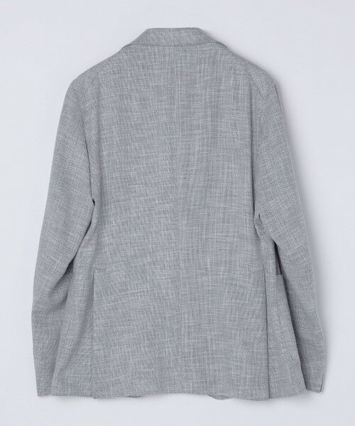 SHIPS / シップス テーラードジャケット | TAGLIATORE: メランジ グレー ホップサック ジャケット | 詳細10