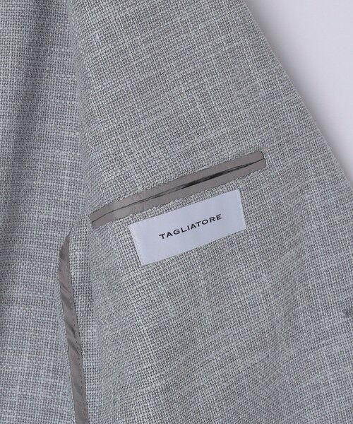 SHIPS / シップス テーラードジャケット | TAGLIATORE: メランジ グレー ホップサック ジャケット | 詳細17
