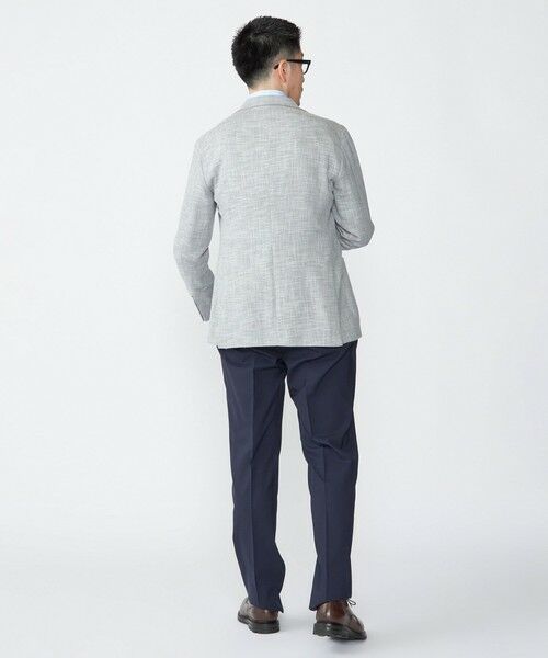 SHIPS / シップス テーラードジャケット | TAGLIATORE: メランジ グレー ホップサック ジャケット | 詳細7