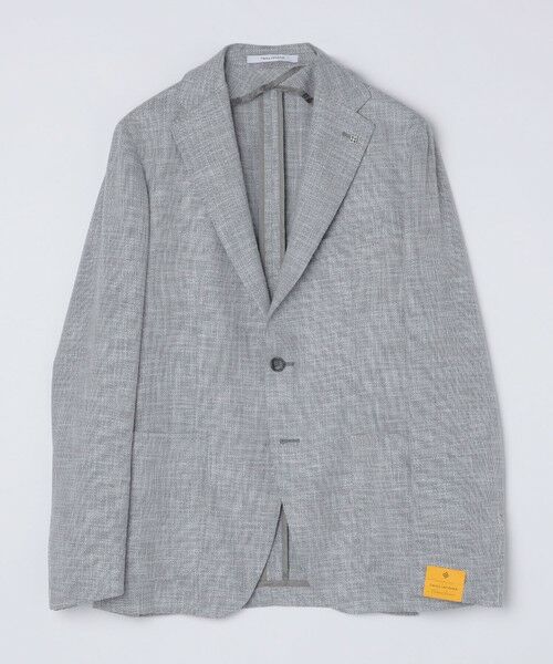 SHIPS / シップス テーラードジャケット | TAGLIATORE: メランジ グレー ホップサック ジャケット | 詳細9